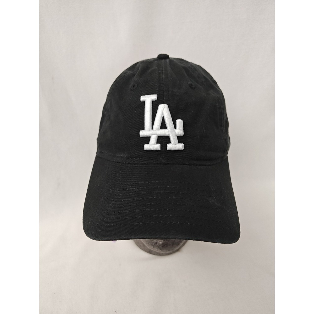 Women's New Era 9twenty MLB LA Dodgers Unstructured Cotton Hat Cap Black White